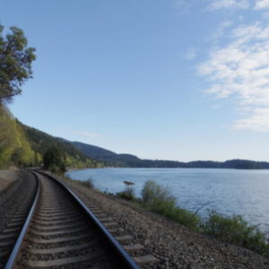 teddy bear cove bellingham wa washington usa train track oceanfront railroad puget sound